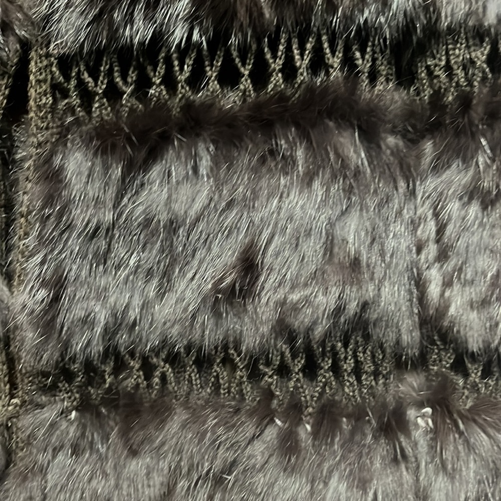 BCBGMaxazaria Rabbit Fur/Wool Coat Women’s S - Picture 3 of 4